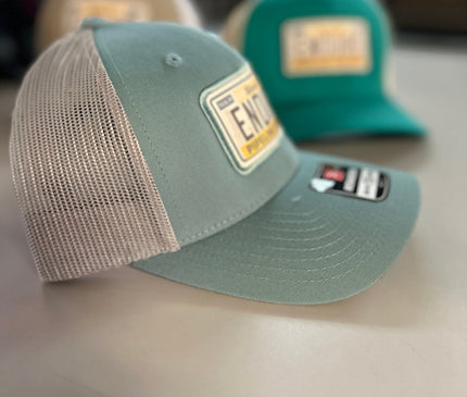 Enduro License Plate Patch Trucker – Classic Look, 3 Color Combos - Enduro Pipeline Services
