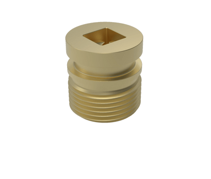 Brass Plug - Pig Popper - Enduro Pipeline Services